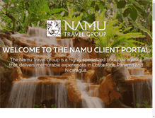 Tablet Screenshot of namutravelgroup.com